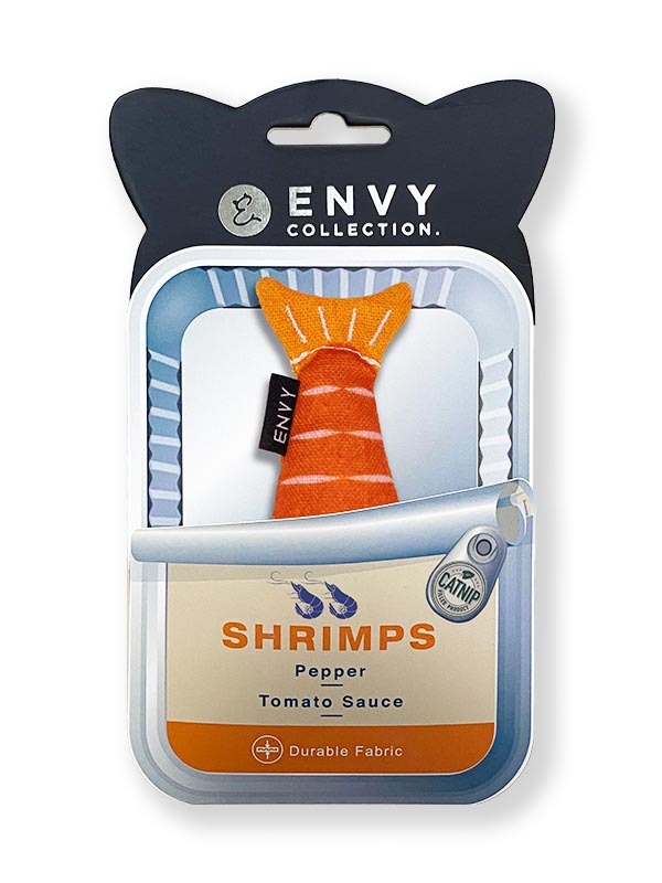 ENVY COLLECTION貓草玩具-蝦子