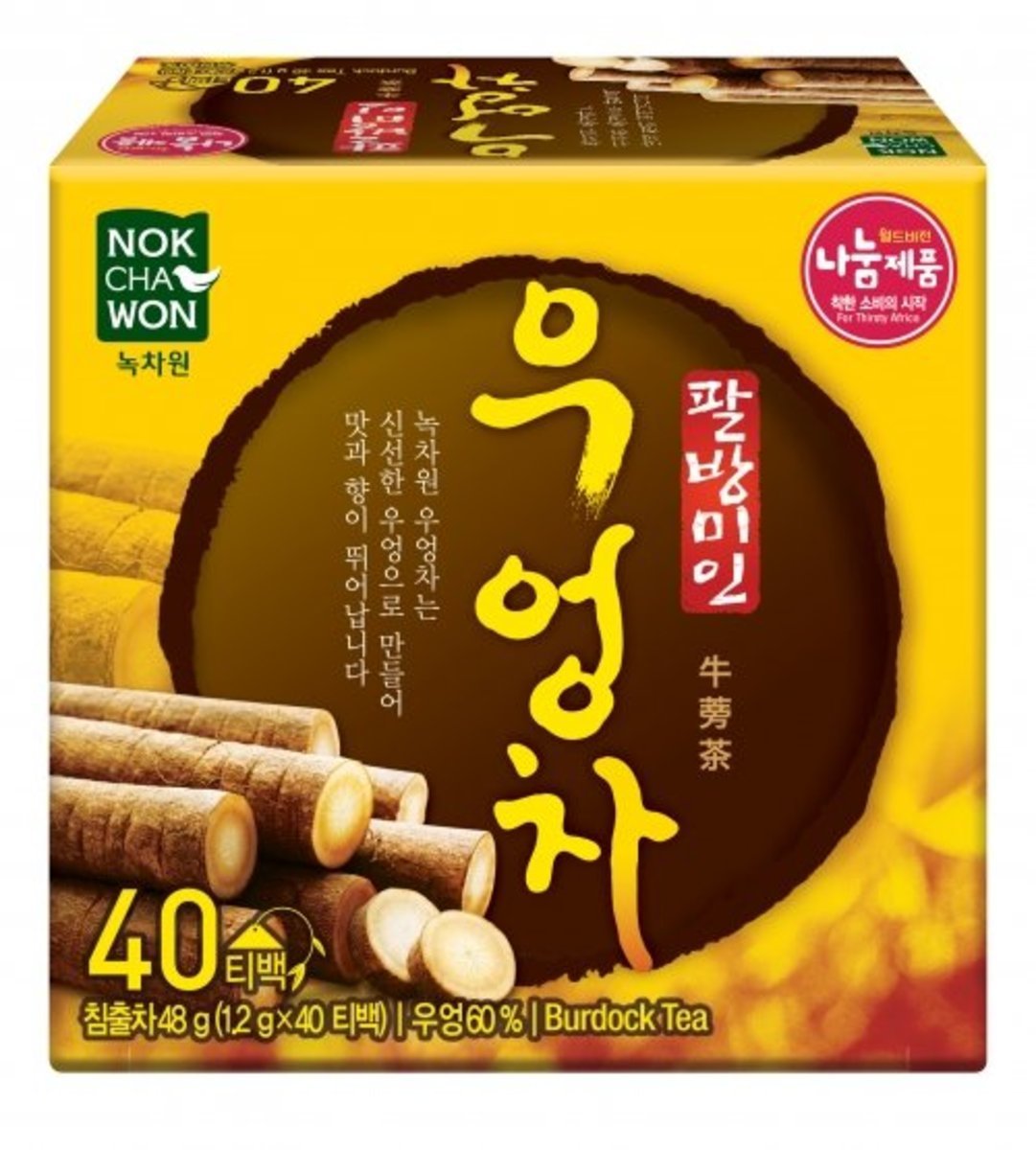 【綠茶園】 韓國牛蒡茶包 [40包入]  [此日期前最佳: 2023.11.28]