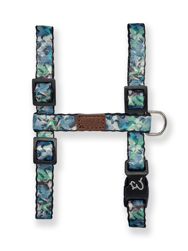 貓胸背帶 -馬賽克風暴胸背帶