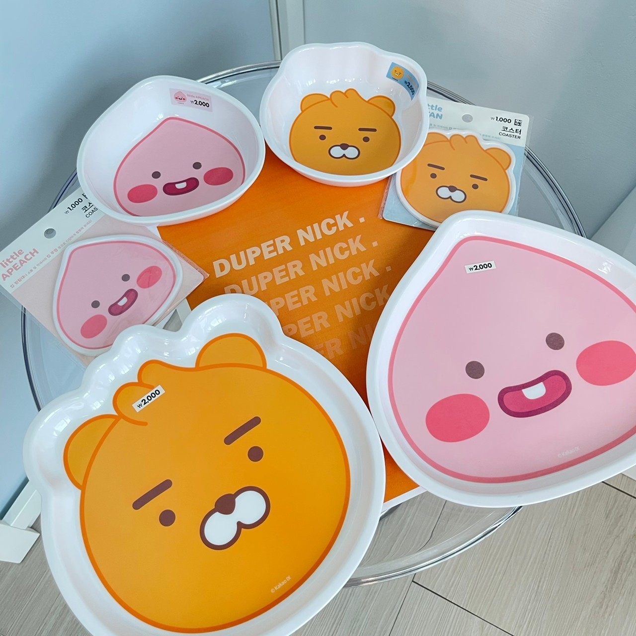 預購 韓國 RYAN 萊恩 盤子/杯墊