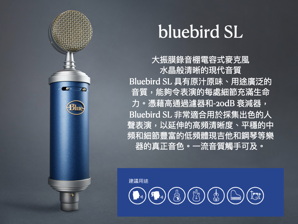 美品 Blue Microphones Bluebird SL BlueMics_BluebirdSL_01.jpg