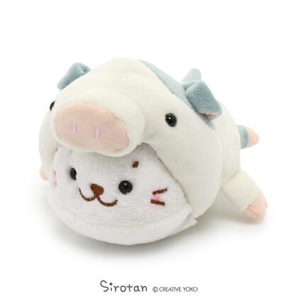 Sirotan 絨毛娃娃-變身小豬、變身粉豬 16cm