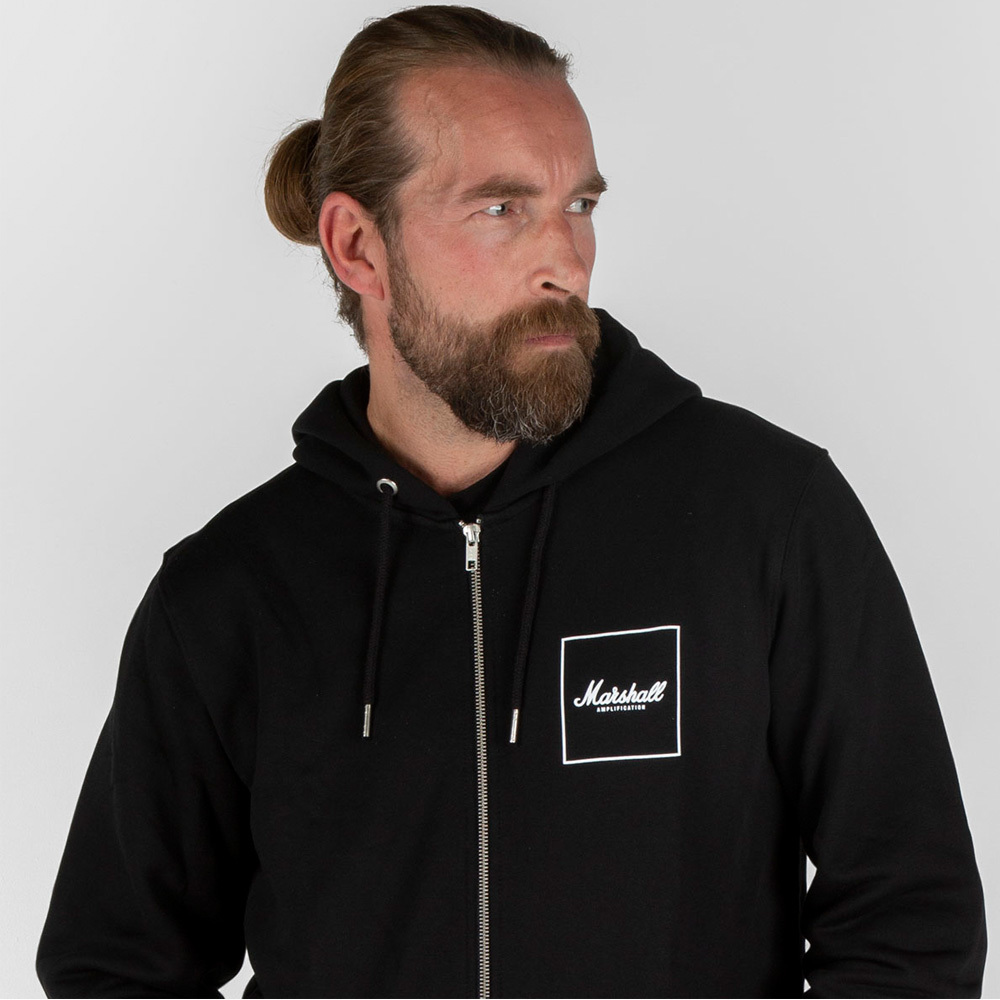 Marshall Square Logo Hoodie 拉鍊連帽外套