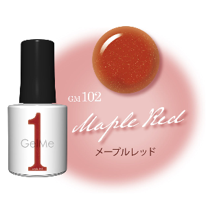 日本Gelme1 GM102 Maple Red 楓葉紅色 可撕式凝膠甲油10mL (Gel甲油)