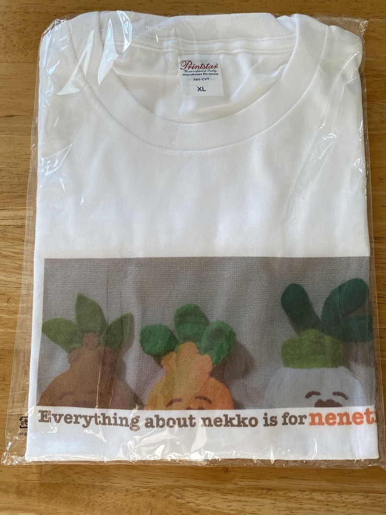 (定期訂購)[非公式]ねっこTシャツ リアルver #4