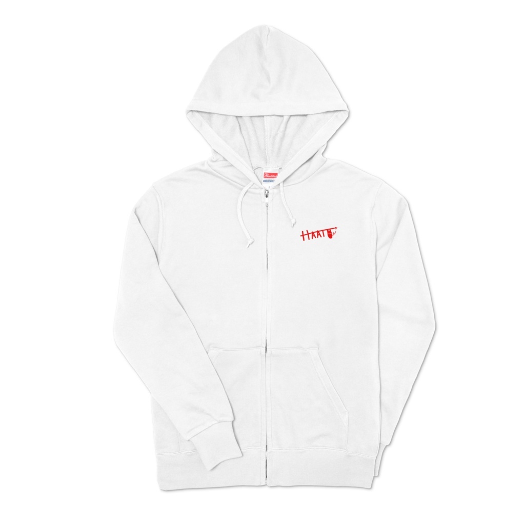 「Hololive官品」赤井はあと　ジップパーカー（ホワイト）#26/（ネイビー）#27(定期訂購)