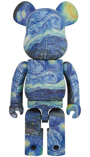 Bearbrick 1000% - Vincent Van Gogh The Starry Night