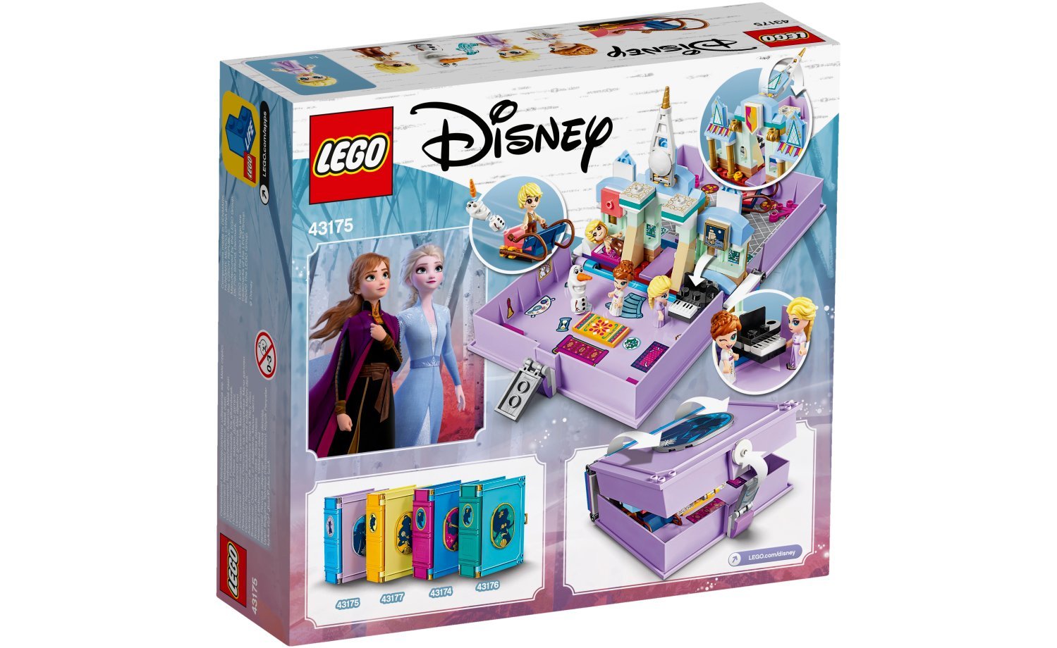 [飛米樂高積木磚賣店] LEGO 43175 Disney 安娜與艾莎的口袋故事書