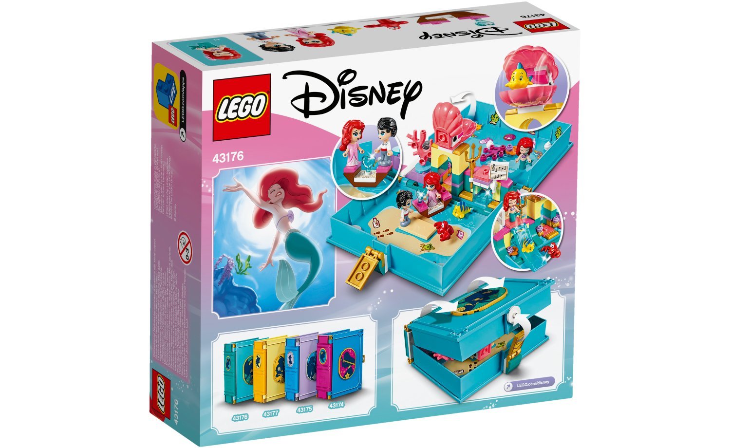 [飛米樂高積木磚賣店] LEGO 43176 Disney 愛麗兒的口袋故事書