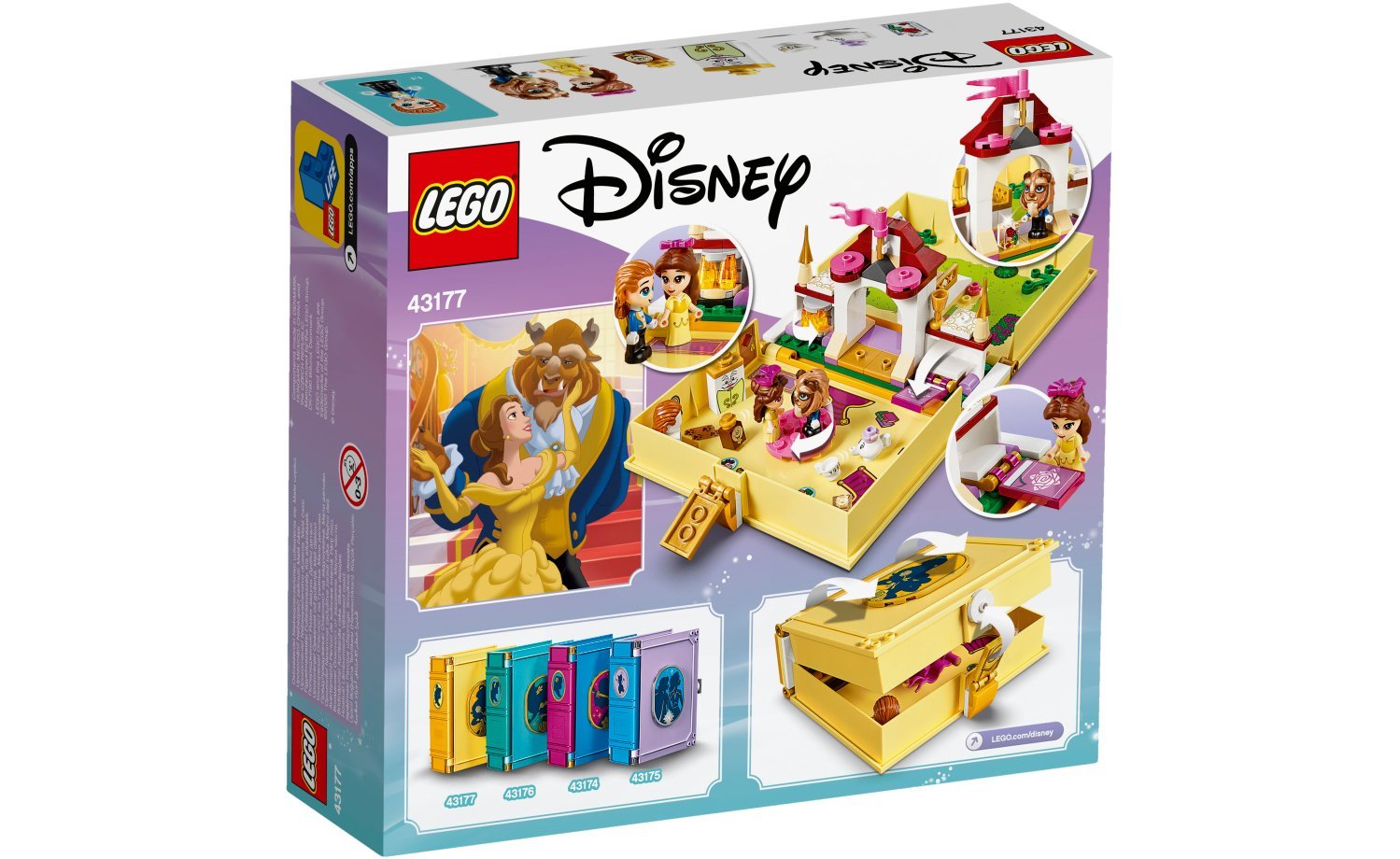 [飛米樂高積木磚賣店] LEGO 43177 Disney 貝兒的口袋故事書