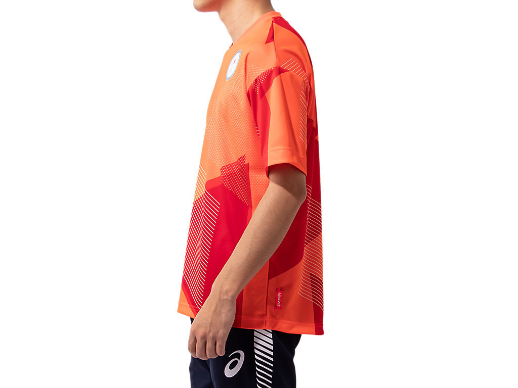 Asics T-Shirt (JPC EMBLEM) - Sunrise Red (Replica)