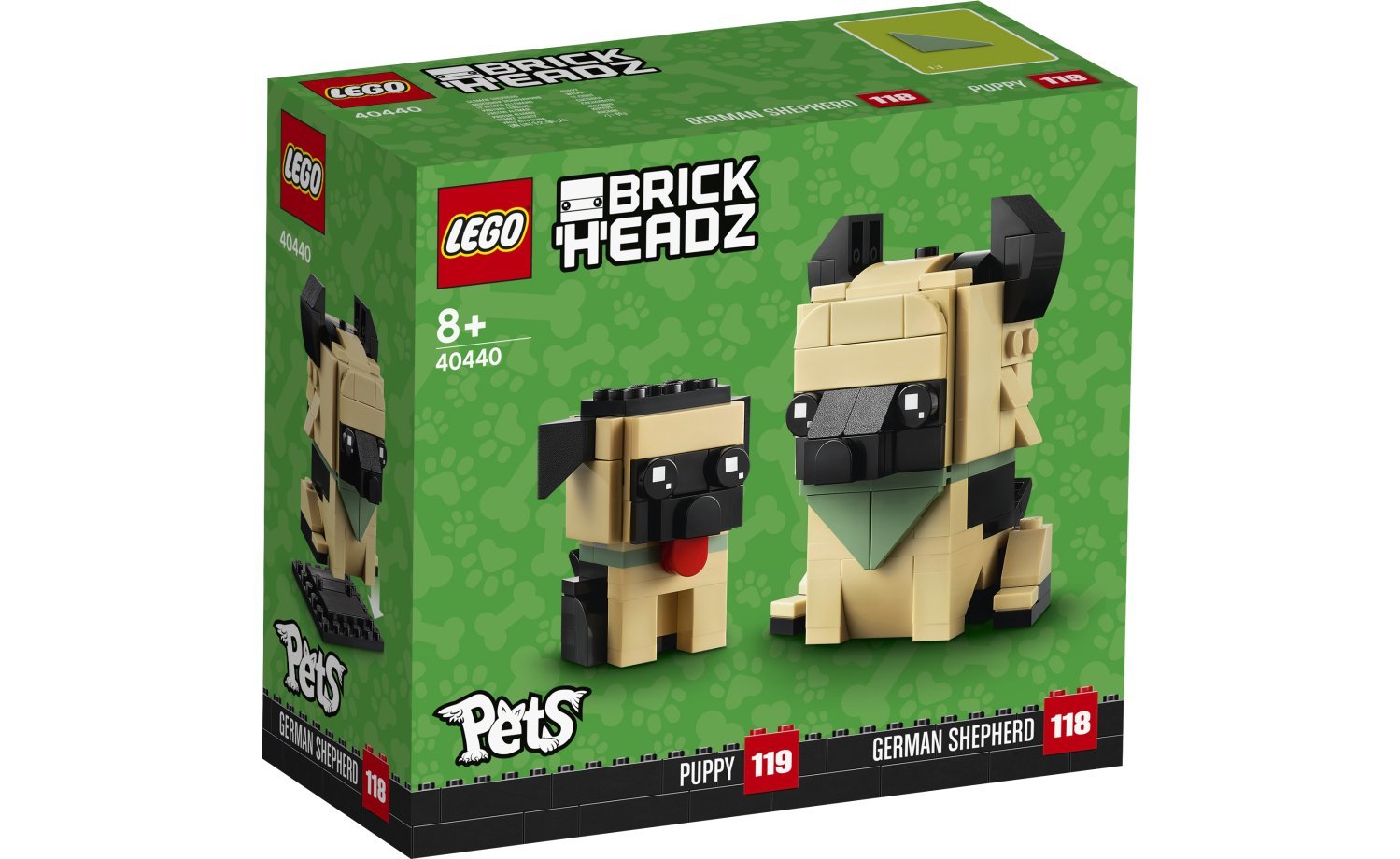 [飛米樂高積木磚賣店] LEGO 40440 BrickHeadz 德國牧羊犬
