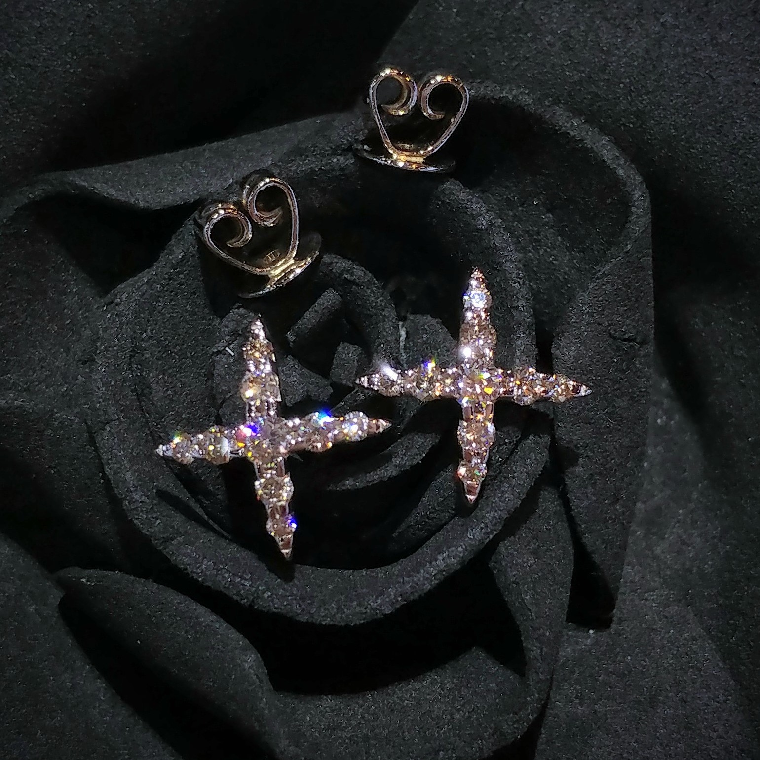 18K Gold 0.40ct Diamond Earrings