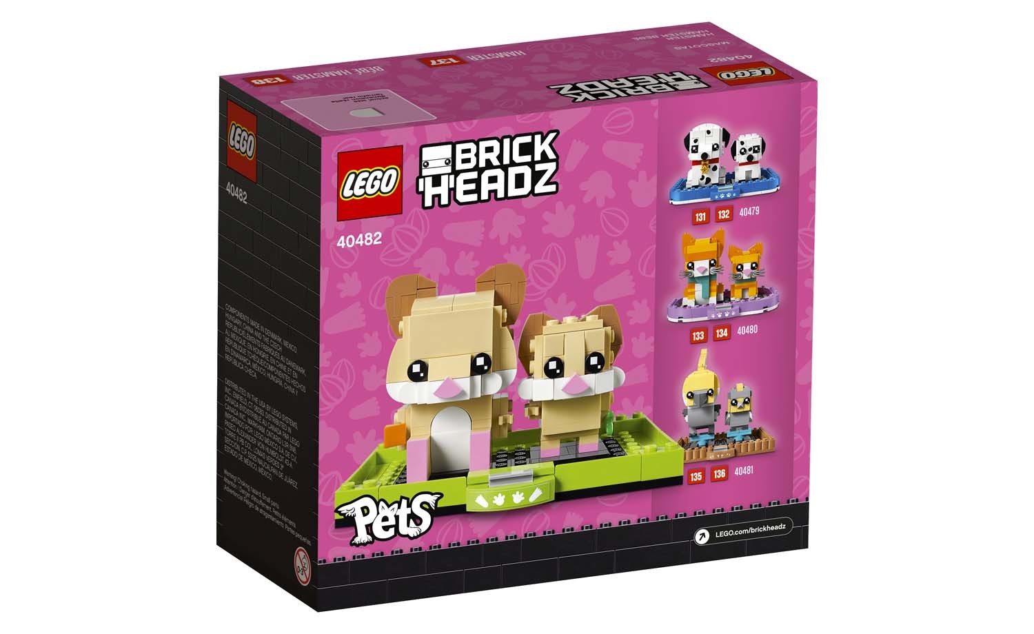 [飛米樂高積木磚賣店] LEGO 40482 BrickHeadz 倉鼠
