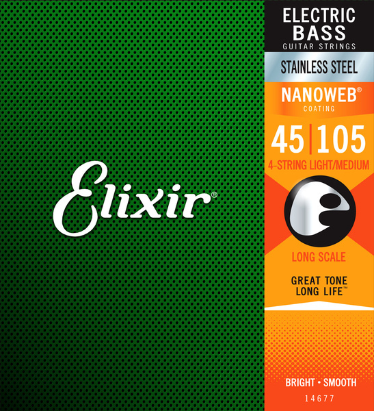 Elixir Elixir Nanoweb 系列 電貝斯弦 不鏽鋼 覆膜 第 3 張圖片｜三峽吉他 / Bass
