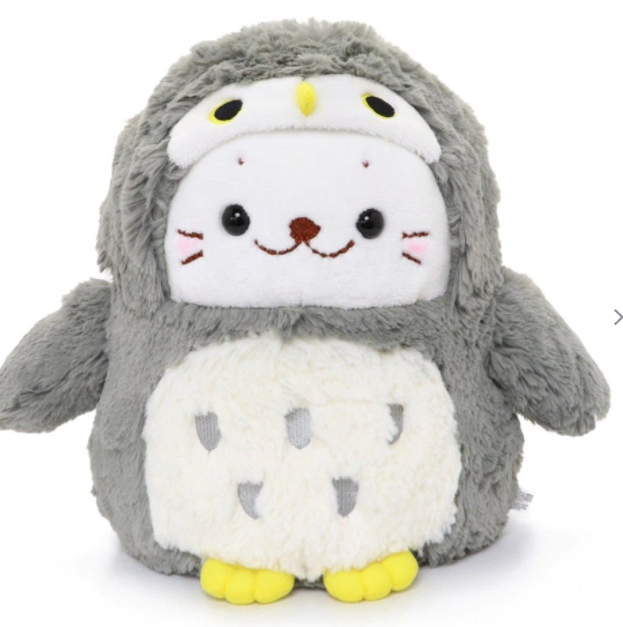 Sirotan 絨毛娃娃 變身鳥系列 灰、黃  25cm