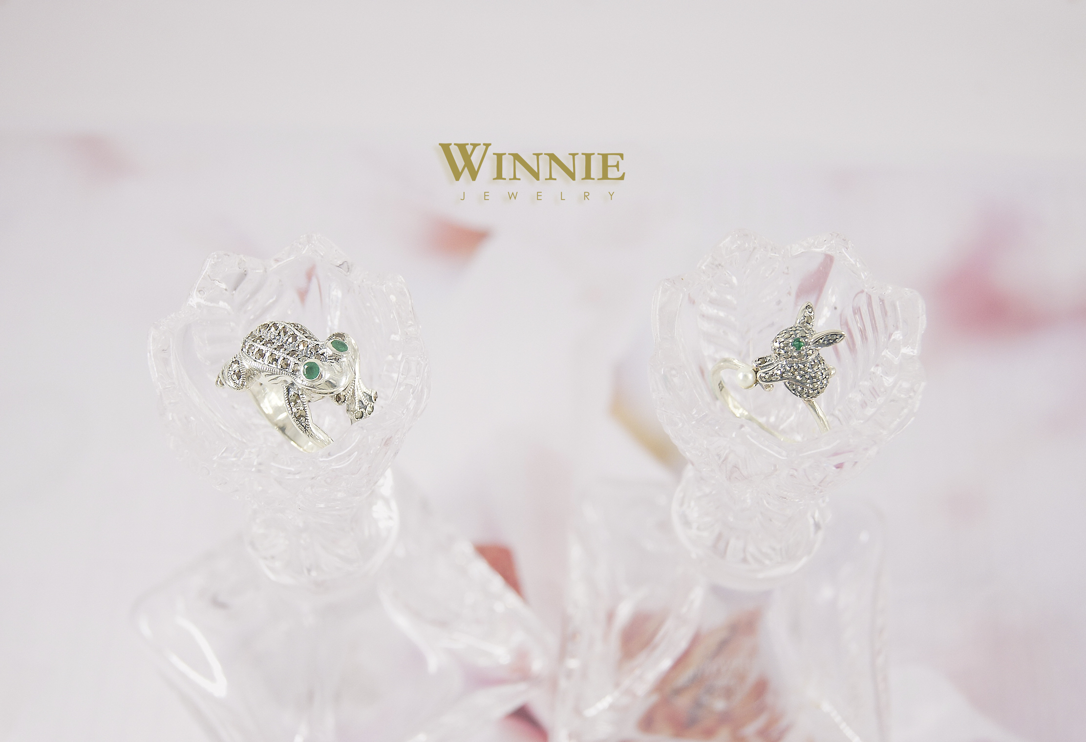 祖母綠青蛙戒指 OP0534