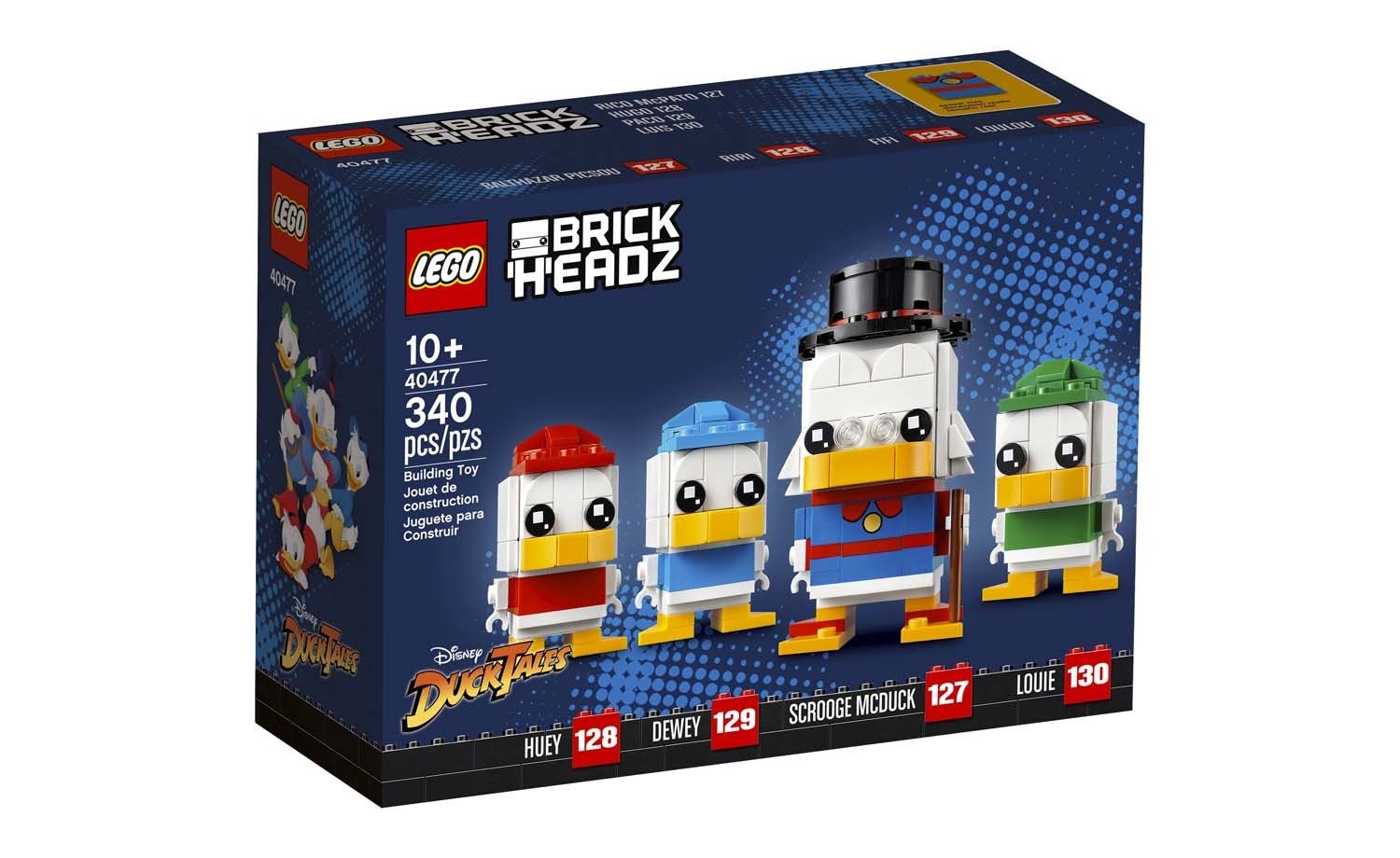 [飛米樂高積木磚賣店] LEGO 40477 BrickHeadz 史高治麥德、休依、杜依和路依