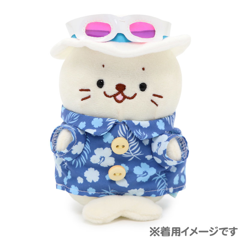 Sirotan 更衣衣服-海島度假 藍、橘(玩偶配件)