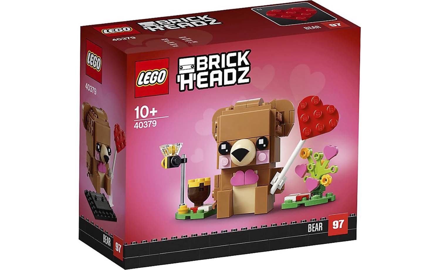 [飛米樂高積木磚賣店] LEGO 40379 BrickHeadz 情人節小熊