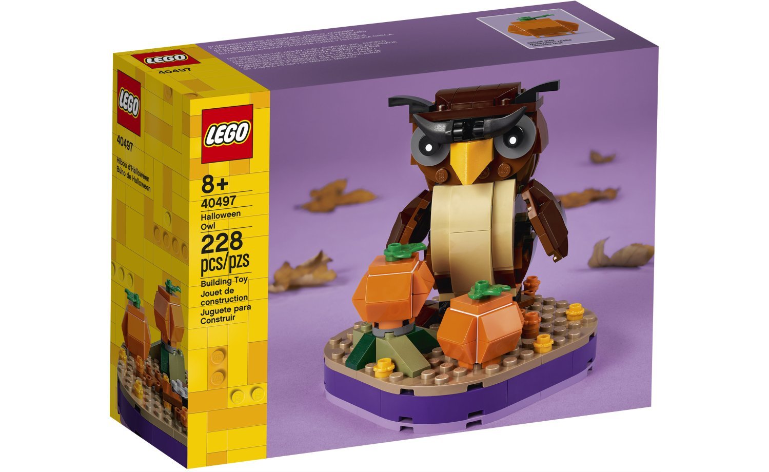 [飛米樂高積木磚賣店] LEGO 40497 BrickHeadz 萬聖節貓頭鷹