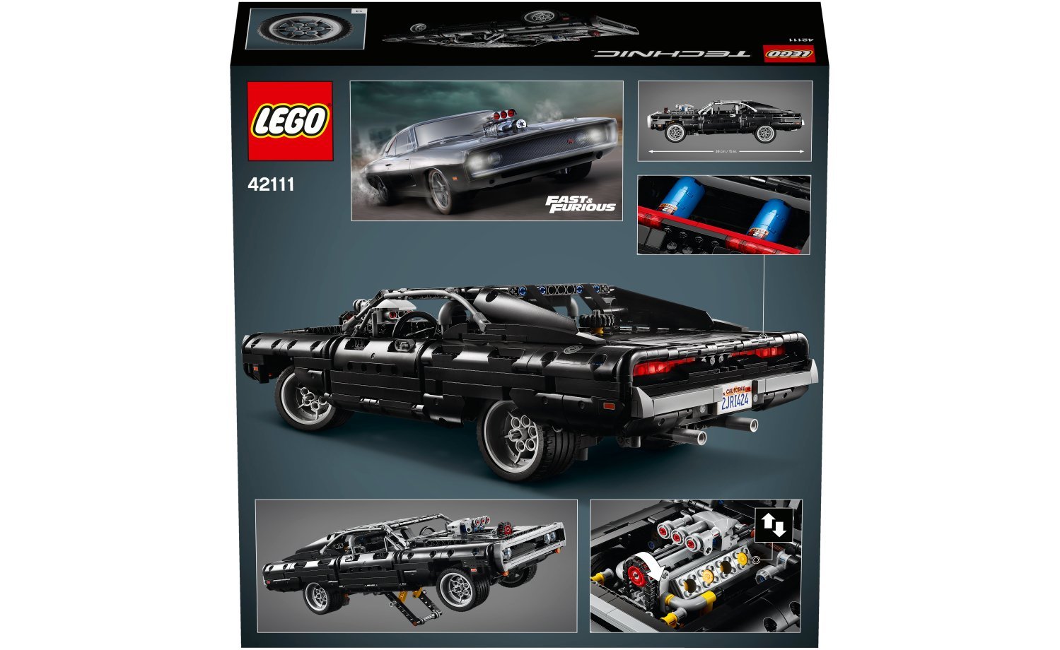 [飛米樂高積木磚賣店] LEGO 42111 Dom's Dodge Charger