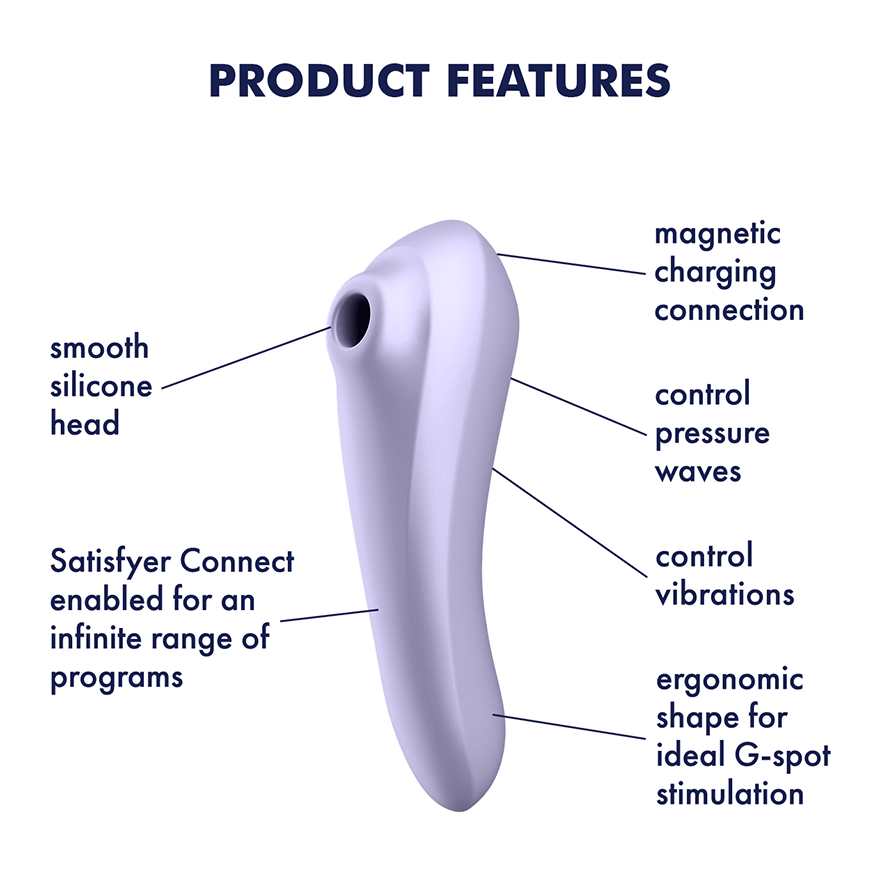 Satisfyer Dual Pleasure 智能吸啜器 - Waddy Store