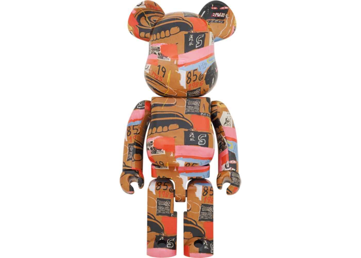 BE@RBRICK ANDY WARHOL x JEAN-MICHEL BASQUIAT #2 巴斯奇亞 安迪沃荷 庫柏力克熊  400+100% / 1000%