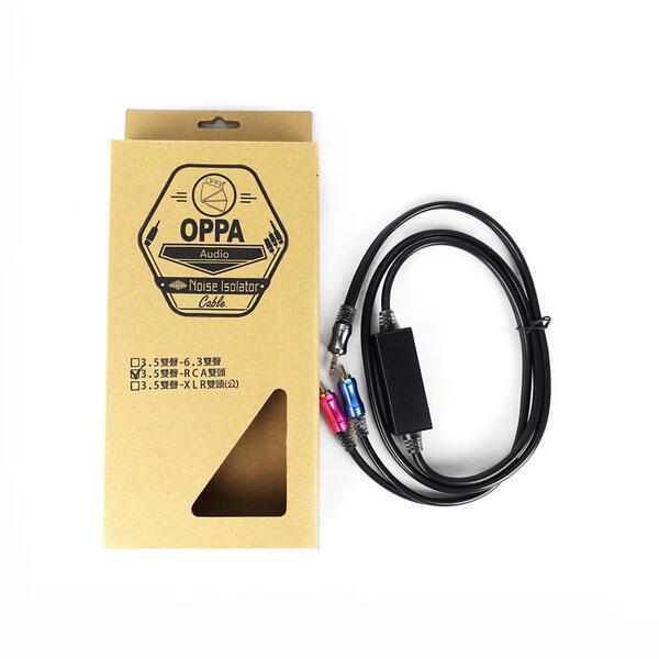 OPPA OPPA 3.5-RCA 抗噪 音源線 / 訊號線 / 轉接線 第 2 張圖片｜三峽錄音 / 音響