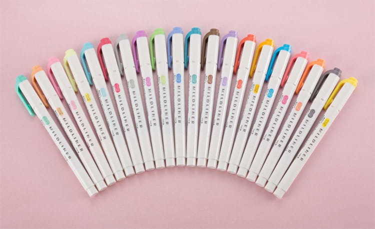 MILDLINER 雙頭淡彩螢光筆 單枝｜ZEBRA 日本