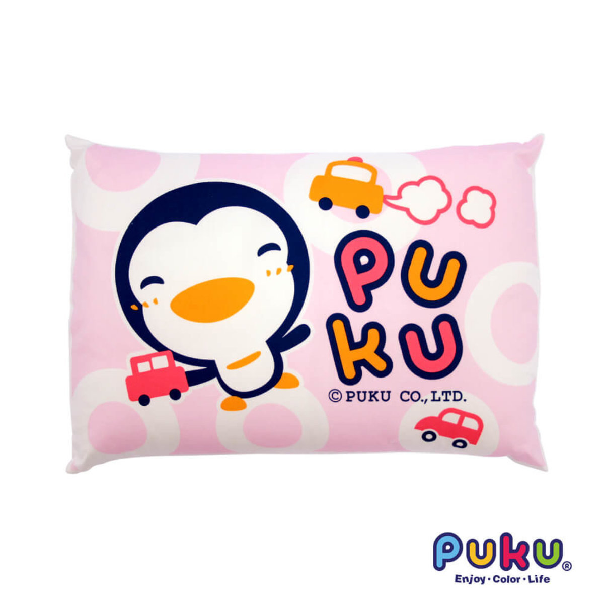 Puku 幼兒枕枕套(水/粉)-45*32cm