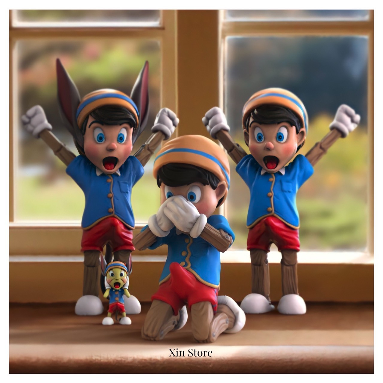 <情人節限定價!!!>A Wood Awakening: Inner Struggle by Juce Gace 跪姿 勃起 小木偶 皮諾丘