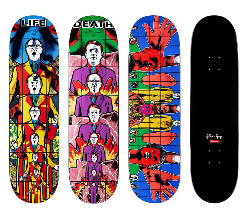SUPREME GILBERT & GEORGE SKATEBOARD (SET OF 3) 滑板