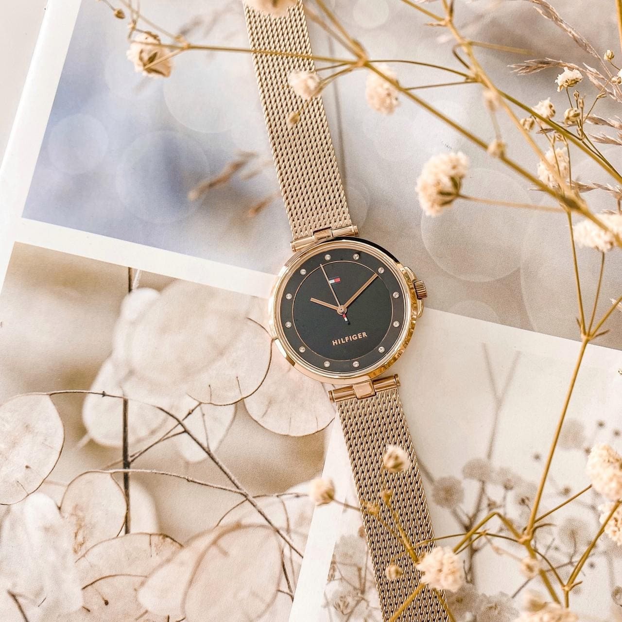 【Tommy Hilfiger】CAMI 玫瑰金仕女時髦米蘭腕錶 1782376 32mm 現代鐘錶