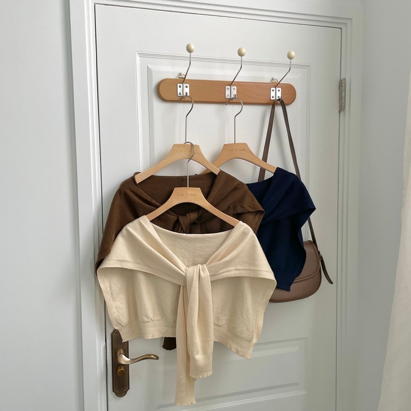 【imfine】好搭配的針織披肩 #6203