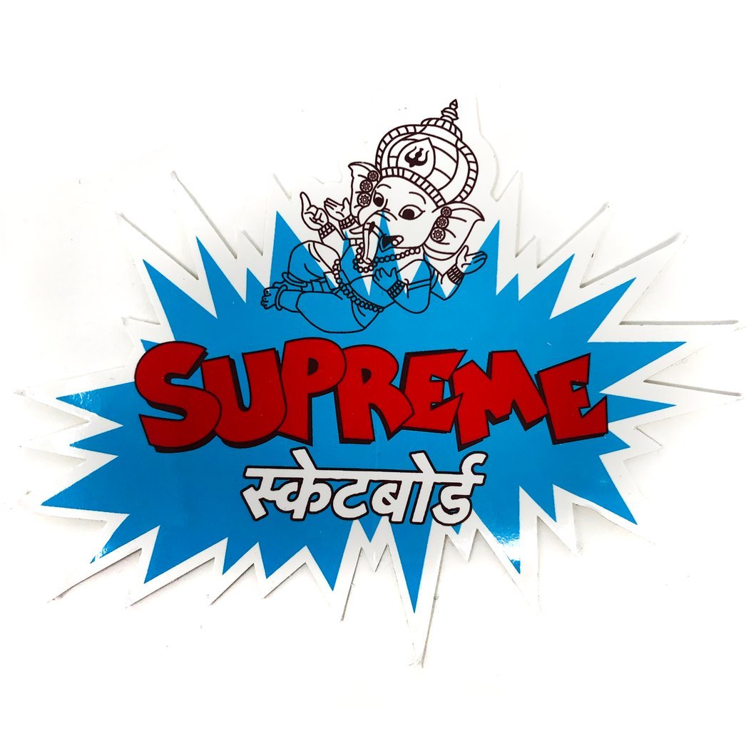 SUPREME GANESH STICKER 象神 貼紙