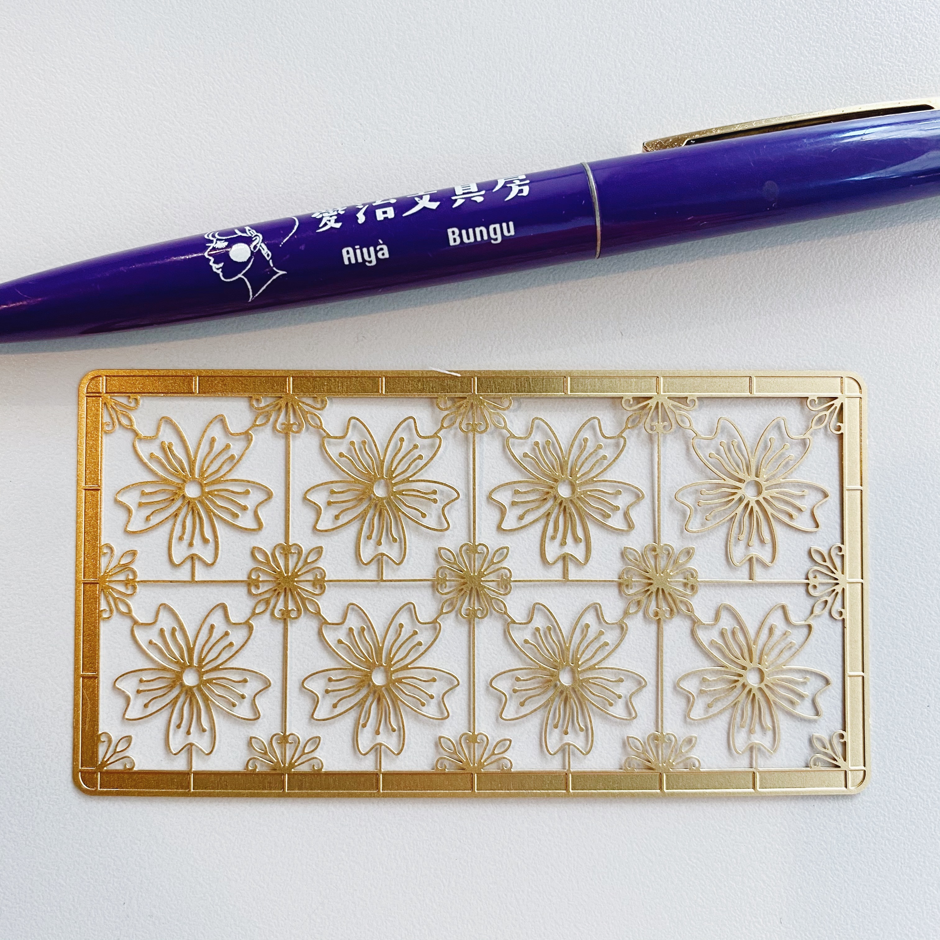 老屋窗花書籤尺  櫻花