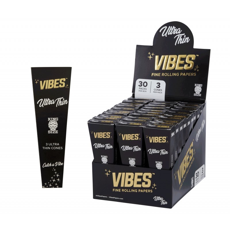 VIBES ULTRA THIN CONES KING SIZE 