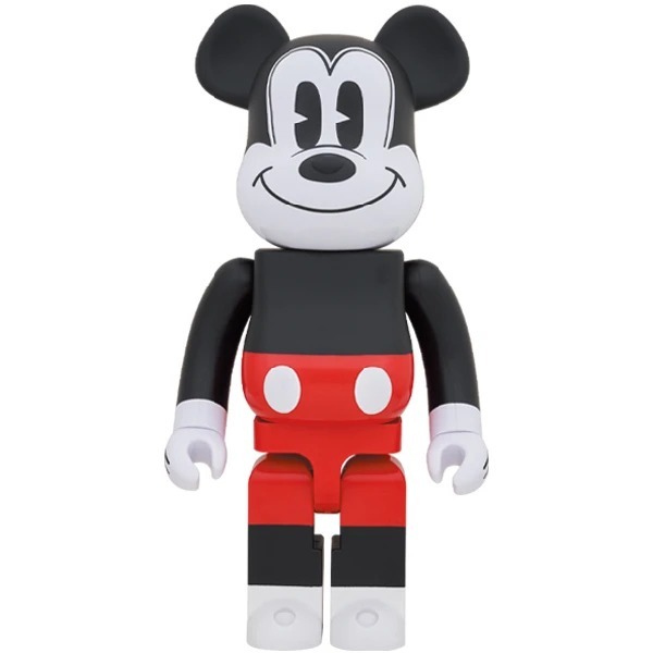 BE@RBRICK 1000% - MICKEY MOUSE (R&W)