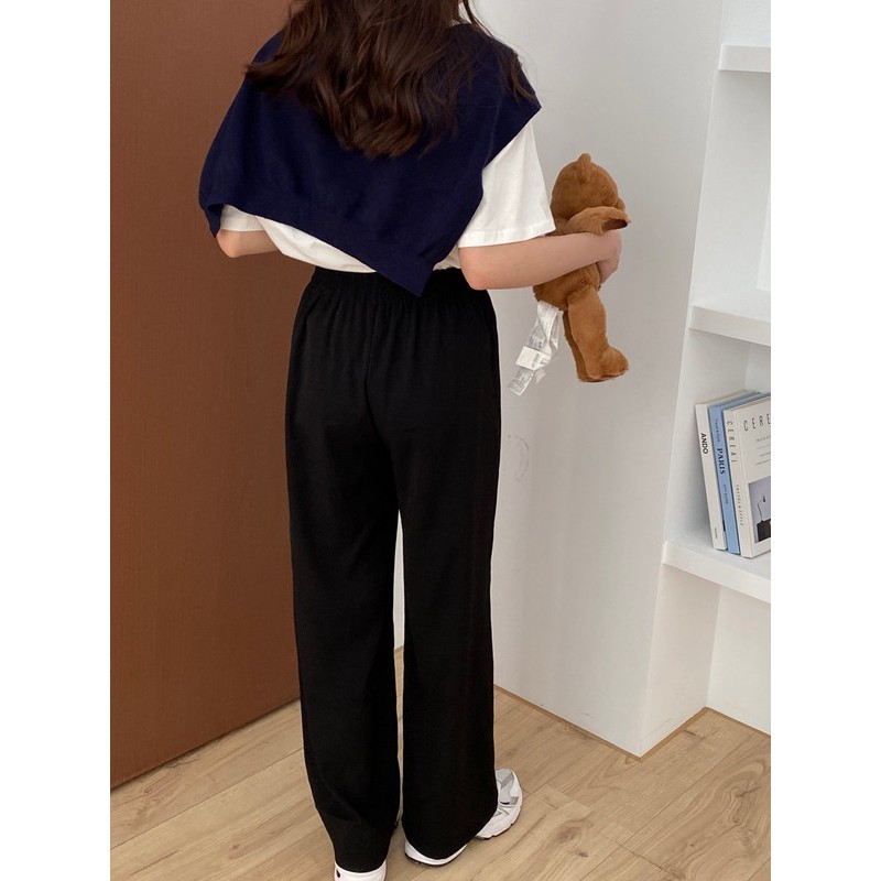 熱銷現貨【imfine】好駕馭基本款落地寬褲 #3623