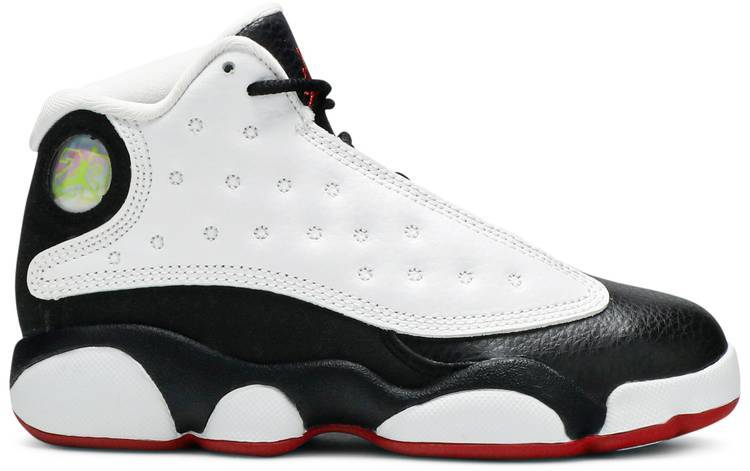 -（E7c)-AIR JORDAN 13 RETRO (PS) 中童 "HE GOT GAME" 熊貓-414575 104
