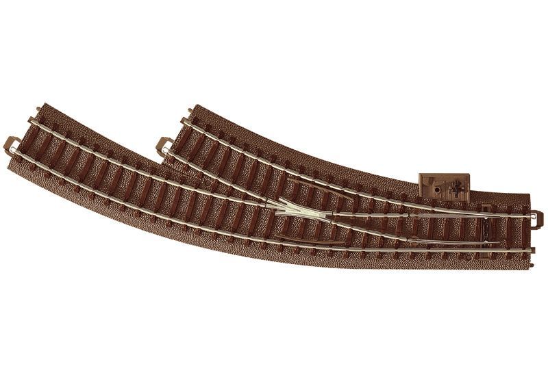 Trix 62672 HO規 R360mm 30度 右彎岔軌