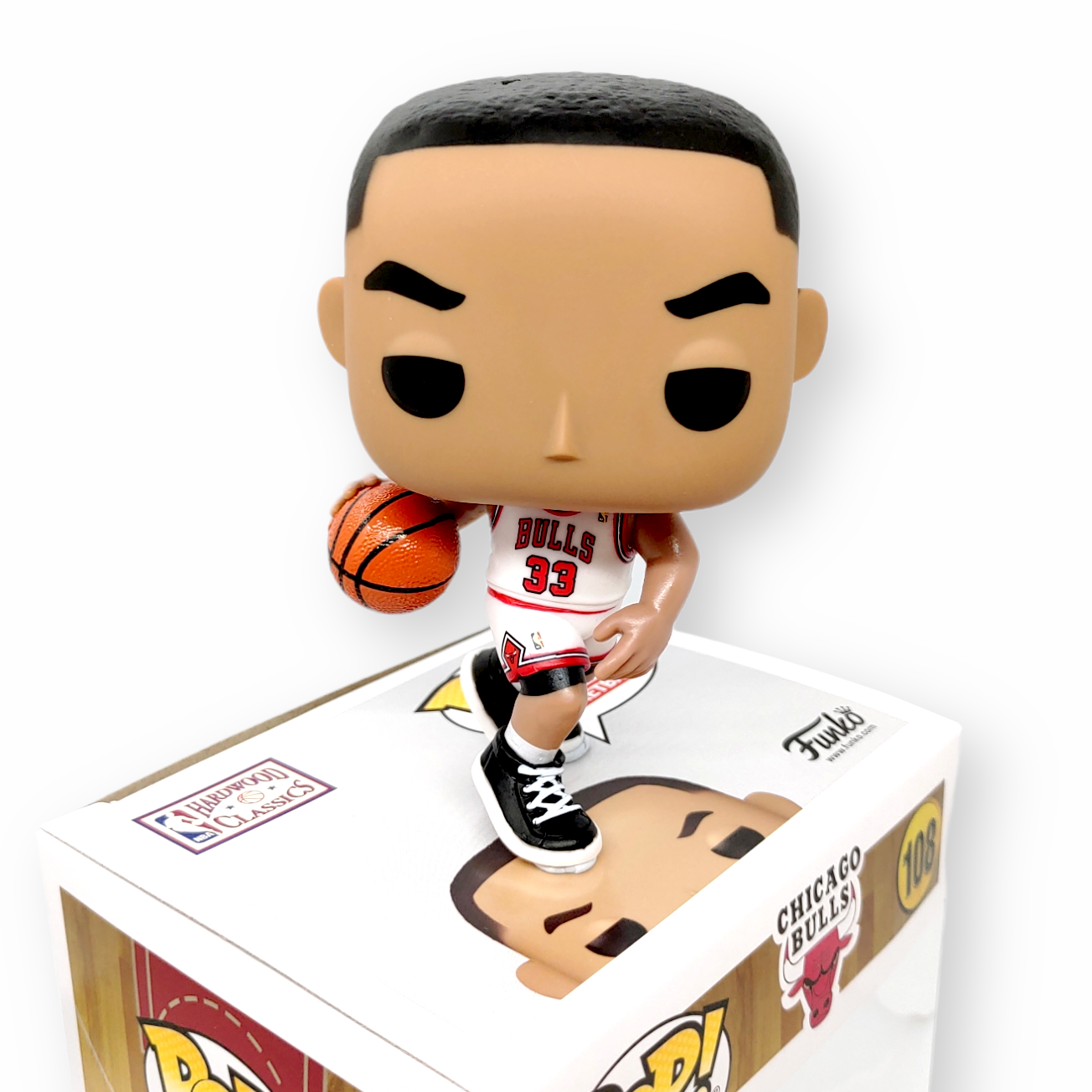 FUNKO POP<經典NBA>芝加哥公牛_史葛迪.柏賓(白客)-No.108