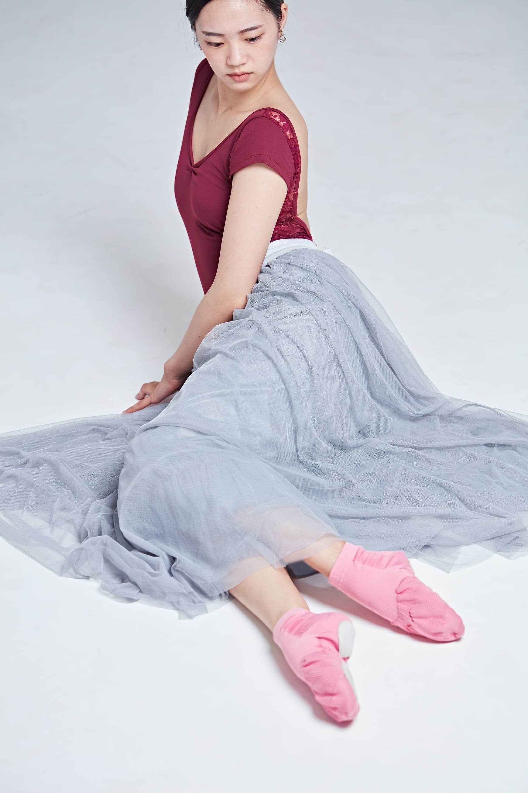 M · Dance｜3D 舞襪鞋 ＃粉