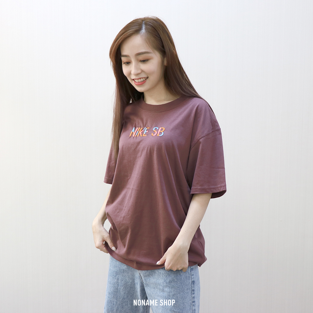 NIKE SB 滑板 短袖 短T 短TEE 酒紅