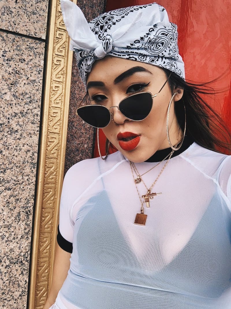 百搭變形蟲方巾