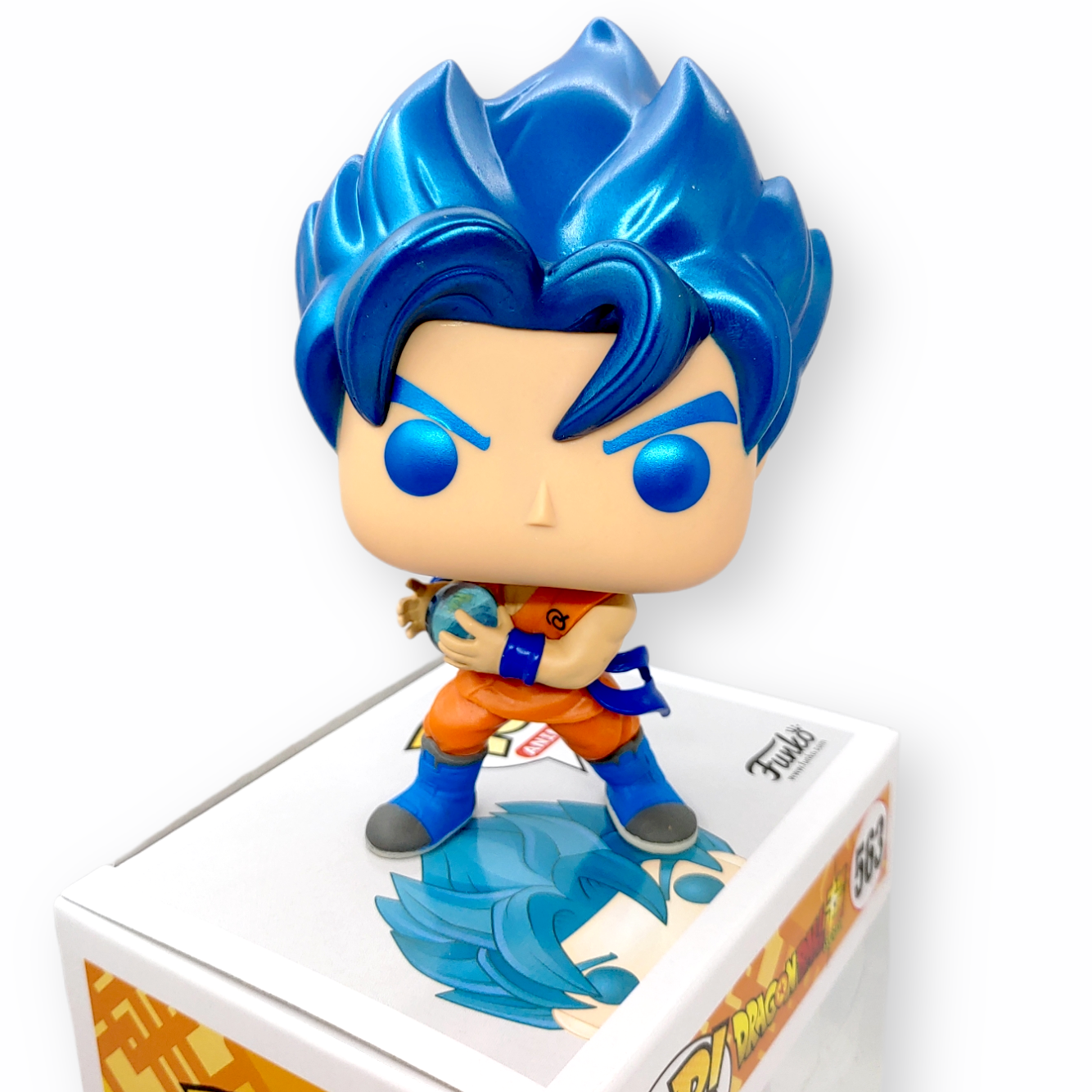 FUNKO POP<龍珠超>超藍悟空(龜波氣功)-No.563