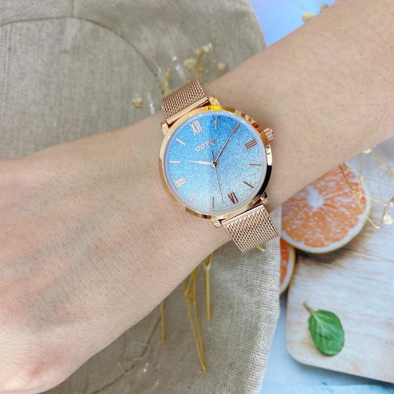 【GOTO】Memorable 永恆片刻 系列-Sunrise 日出 GM1054L-44-B41 33mm 現代鐘錶