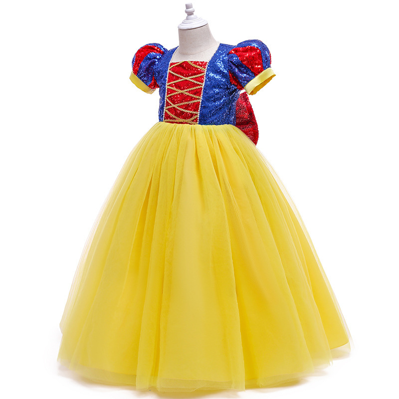 現貨 100cm 萬聖節 白雪公主禮服 亮片款 100-150cm #BB01