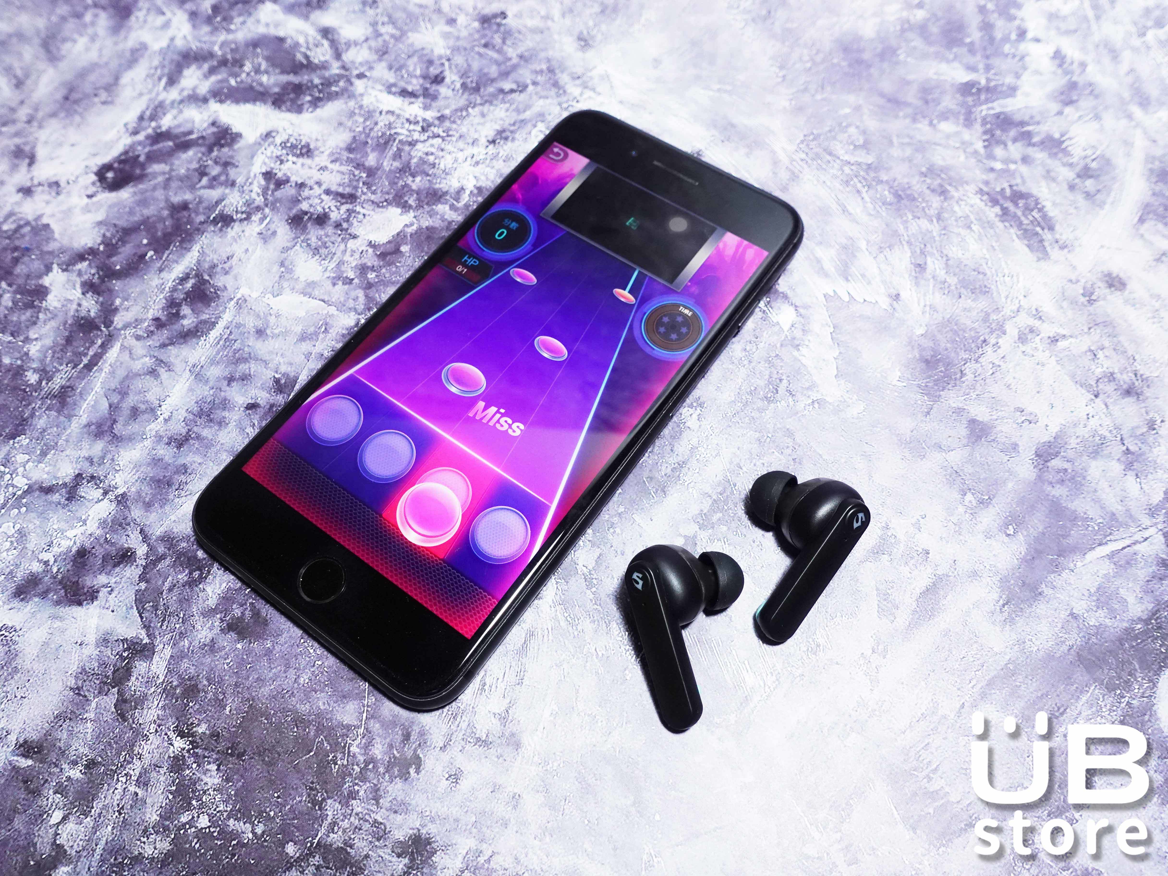 測試soundpeats gamer no1玩節奏遊戲的延遲度